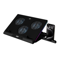 Gamdias AETHER M1 RGB Laptop Cooler With Phone Stand